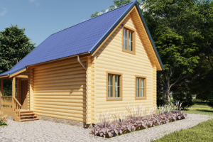 Дом из бруса 6х8м