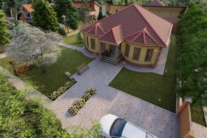 Одноэтажный жилой дом