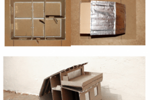 Макет дома брус