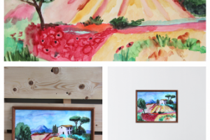 Пейзаж поле