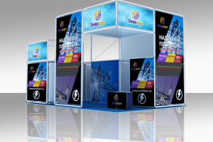 Стенд электромонтажной компании