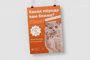 Постер для выставки «Ленэкспо»