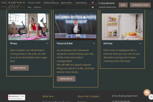 Ru-En Перевод сайта сети 5-звездочных отелей