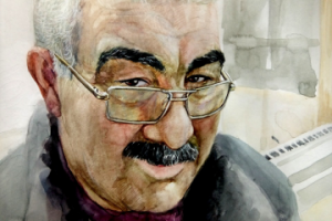 Портрет акварелю