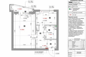 Обмерный план