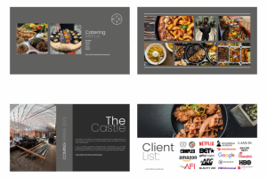 Презентация питч-дек для кейтеринговой компании в Лос-Анджелесе