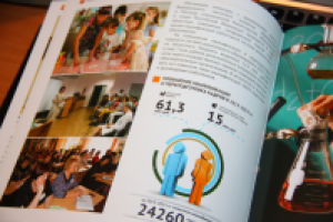 Буклет с инфографикой для Минобрнауки Челябинской области 2016