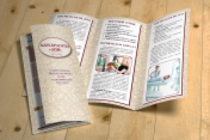 Лифлет для клуба красоты "АПИ"