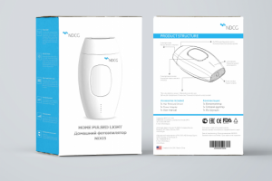 Разработка упаковки фотоэпилатора для компании "NDСG", США