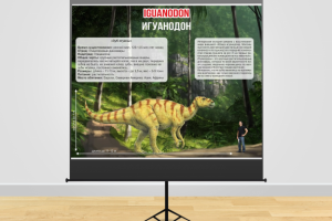 Оформление московского динопарка в семейном парке "Сказка"