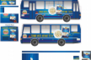 Оформление транспорта "Русские пельмени"