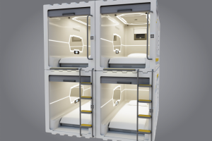 Контейнер отель при аэропорте