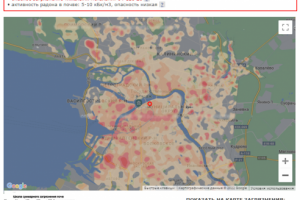 Экологическая карта Санкт-Петербурга (PHP, JavaScript)