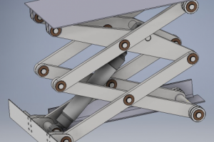 Подъёмник двуножничный