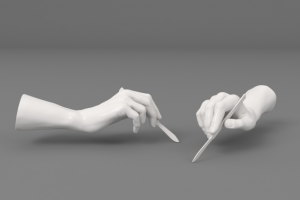 Модель руки для 3д принтера. Сувенир