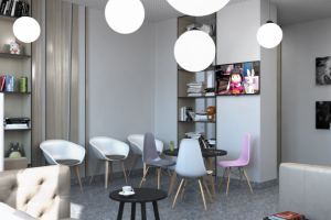 Визуализация помещений клиники по ТЗ дизайнера