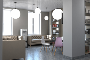 Визуализация помещений клиники по ТЗ дизайнера