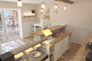 Дизайн небольшой кофейни в стиле Прованс. г.Москва