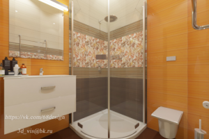 Дизайн маленького санузла