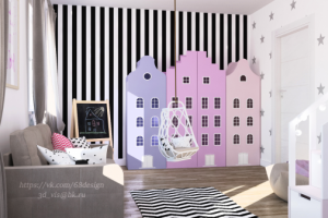 Дизайн интерьера детской