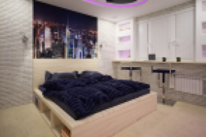 Комната для молодого человека, поклонника Бэтмена. Романтика :)