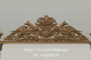 Резная кровать