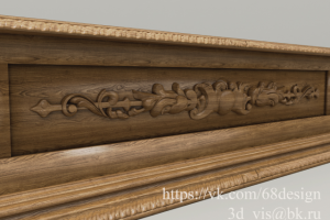 Резная кровать