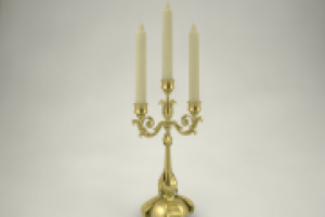 золотой подсвечник