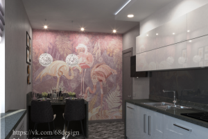 Дизайн кухни в частном доме