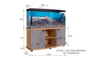 Дизайн тумбы для аквариума