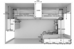3d планировка детской для 2 детей
