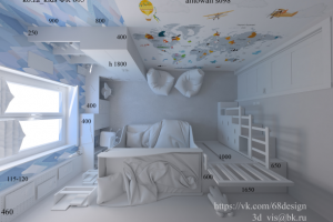 3d план детской