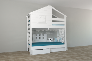 Проектирование серии уникальных детских кроватей "Домиков"