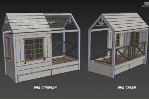 Разработка серии детских кроватей из дерева. От идеи до чертежей