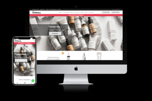 Сайт уходовой косметики