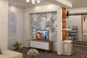 Прихожая  <<Блеск>> 2 комнатной квартиры