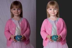 ЦК недоэкспонированного фото, обтравка