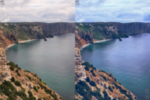 Цветокоррекция пейзажных фото