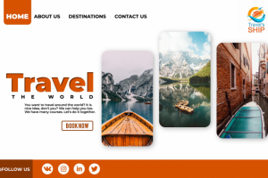 Лендинг для туристической фирмы