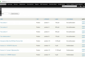 Наполнение и/м детских товаров на CMS Drupal