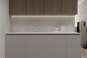 Визуализация кухни-гостиной