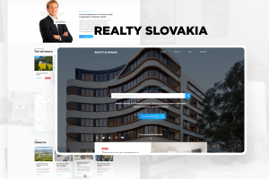 Дизайн сайта для риэлторской компании | REALTY SLOVAKIA