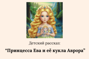 Детский рассказ про юную принцессу Еву и ее куклу Аврору.
