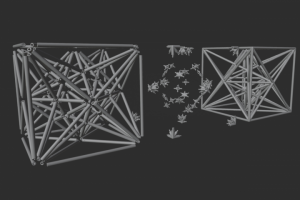 Макет кристаллической сетки