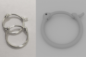 3д модель изделия (застёжка)