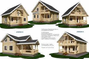 VR-010-060. Разработка типовых проектов домов из оц-го бревна.