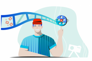 Флэт Иллюстрация в Векторе