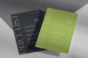 Дизайн прайс-листа