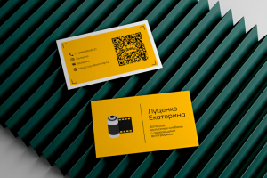 Визитная карточка дя фотографа