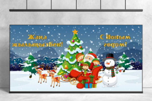 Новогодняя фотозона  для организации Центра занятости нанесения